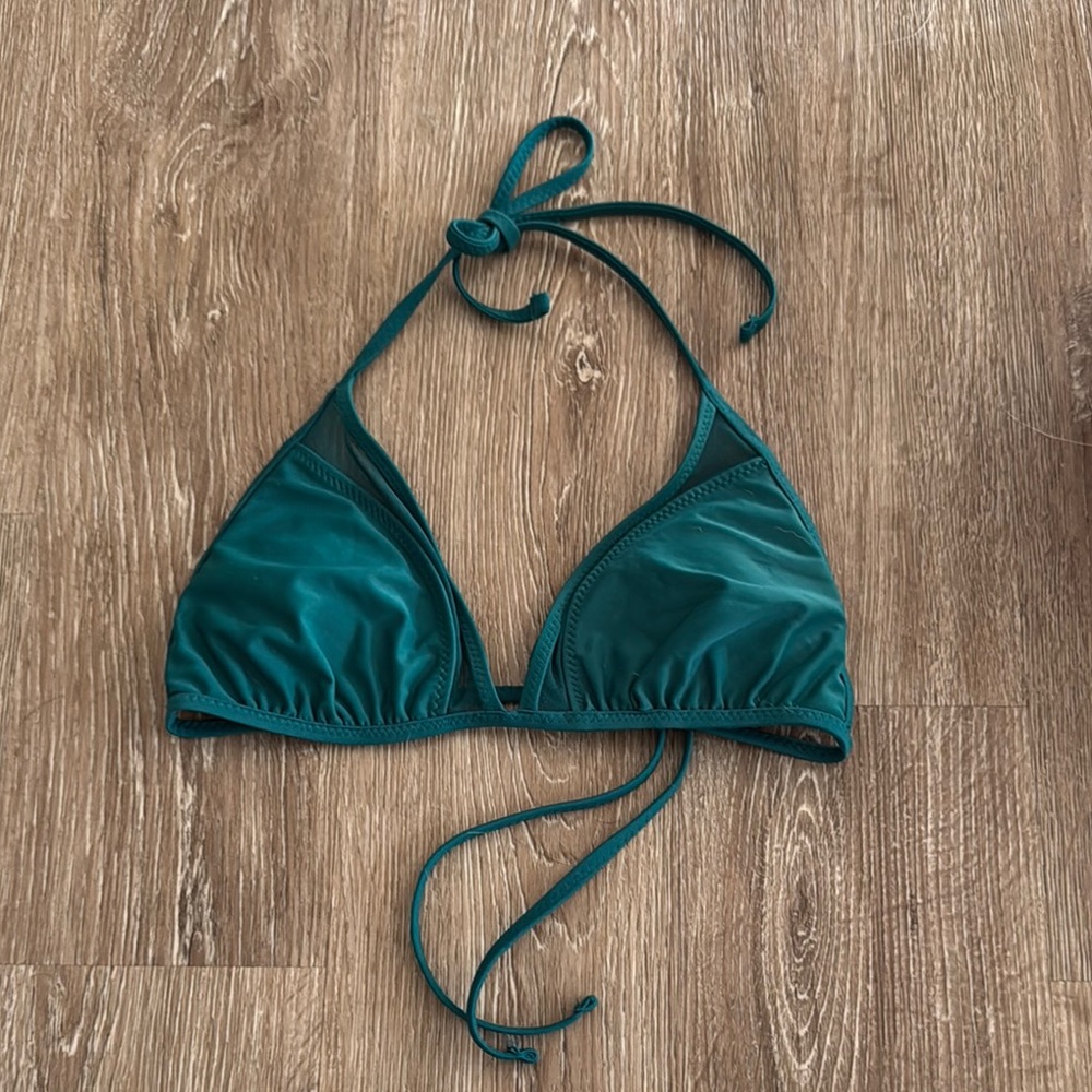 Mossimo Supply Co. Deep Teal Bikini Top